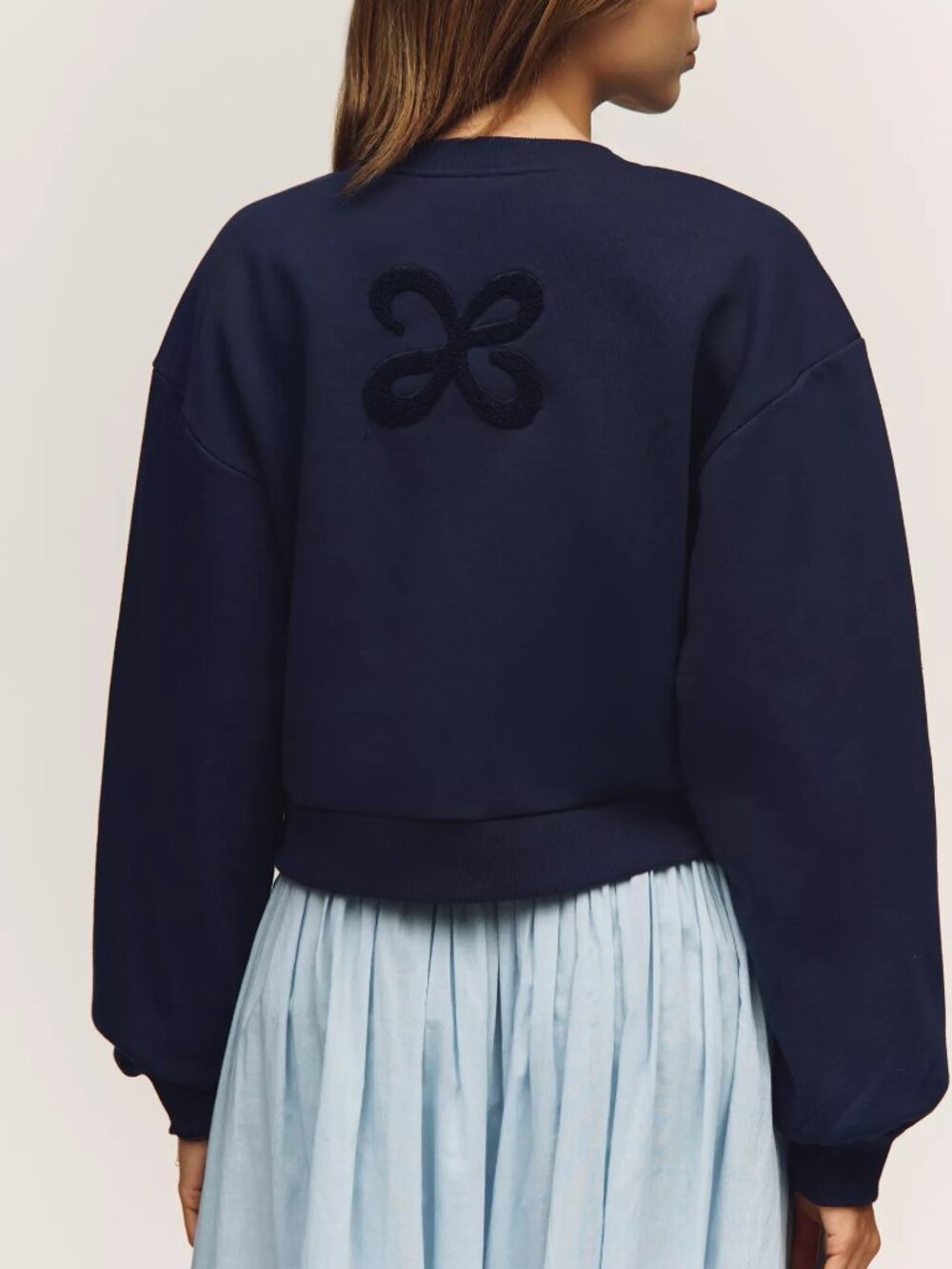NWT Anthropologie Maeve Private Jetty Pullover Sweatshirt Nautical Coastal Sz XS - Picture 3 of 8